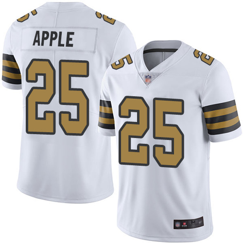 Men New Orleans Saints Limited White Eli Apple Jersey NFL Football #25 Rush Vapor Untouchable Jersey